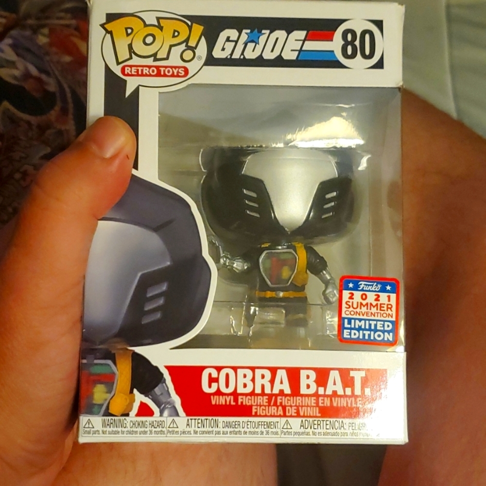 Funky pop gi joe cobra bat number 80